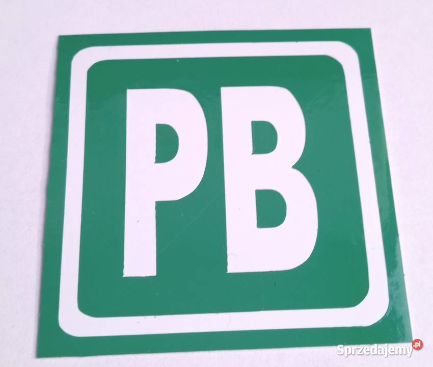 Naklejka rodzaj paliwa PB benzyna 5