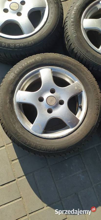 Alufelgi z oponami letnimi 4x108 peugeot citroen mazowieckie Kozienice sprzedam