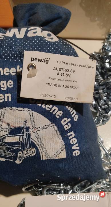 Łańcuchy antypoślizgowe do wózków Wilczyn