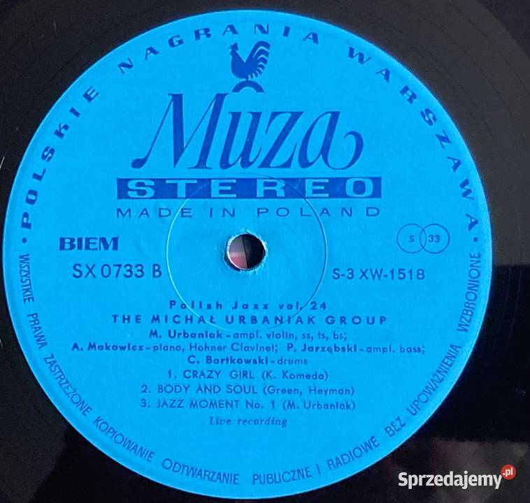 Michal Urbaniaks Group Live Recording Szczecin