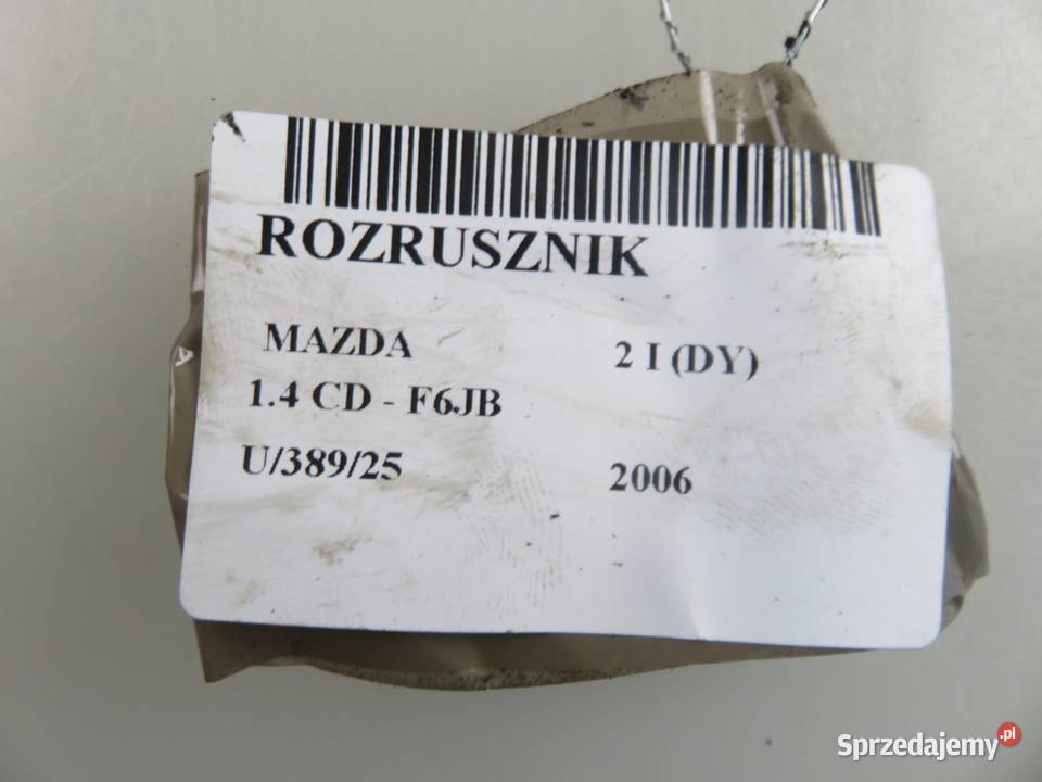 ROZRUSZNIK MAZDA 2 I 14 CD 2S6U11000ED sprzedam