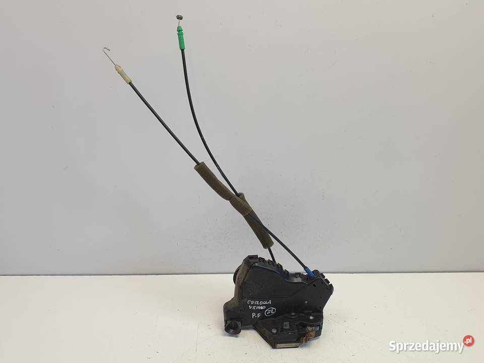 Corolla Verso II ZAMEK DRZWI Prawy przód osobowe Rudka