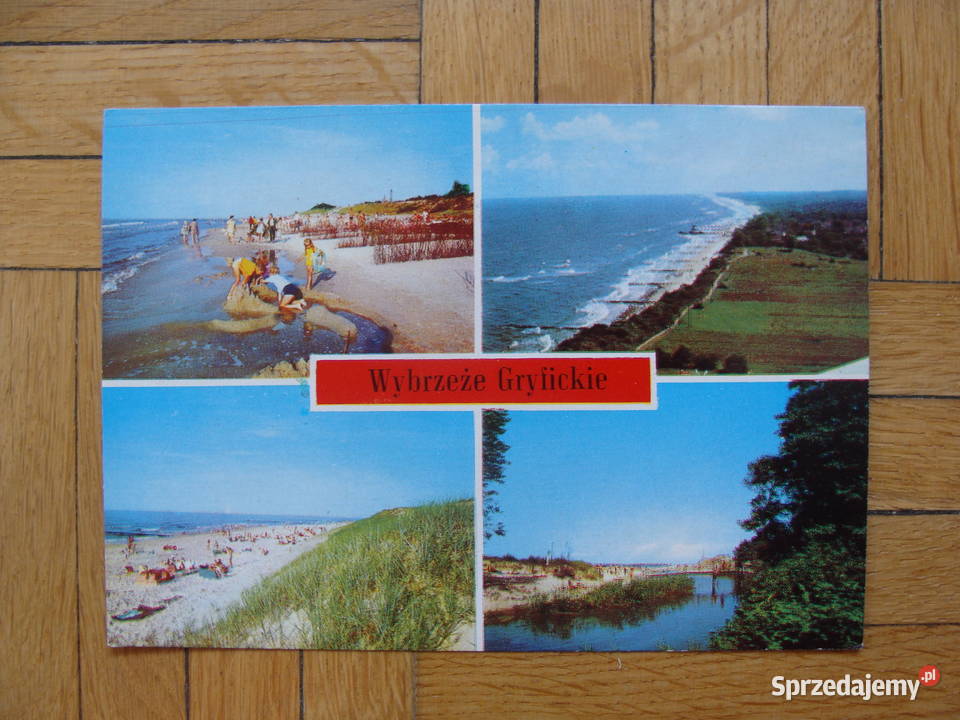 Pocztówka z PRL Wybrzeże Gryfickie