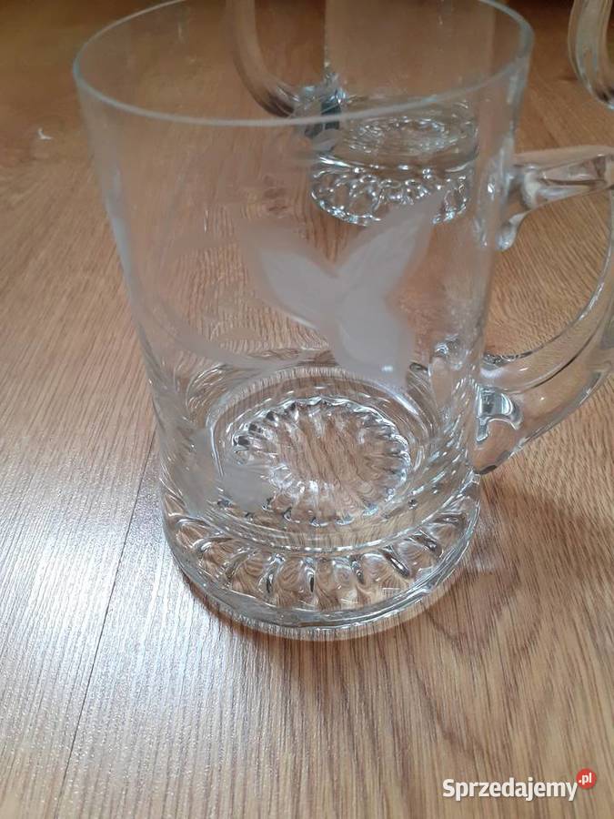 Kufle ze szkła dekoracyjne