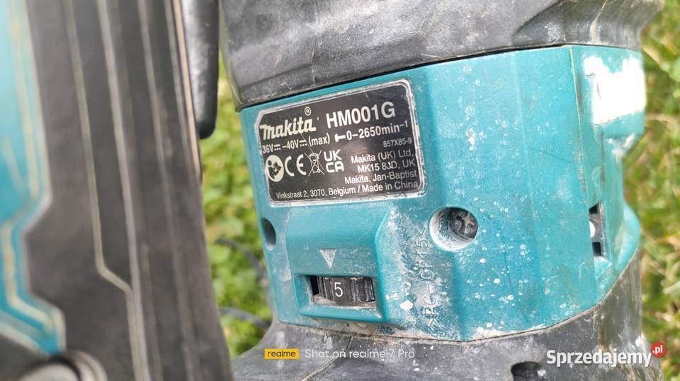 Młot udarowy wyburzeniowy Makita XGT 40V HM001G Bogoria sprzedam