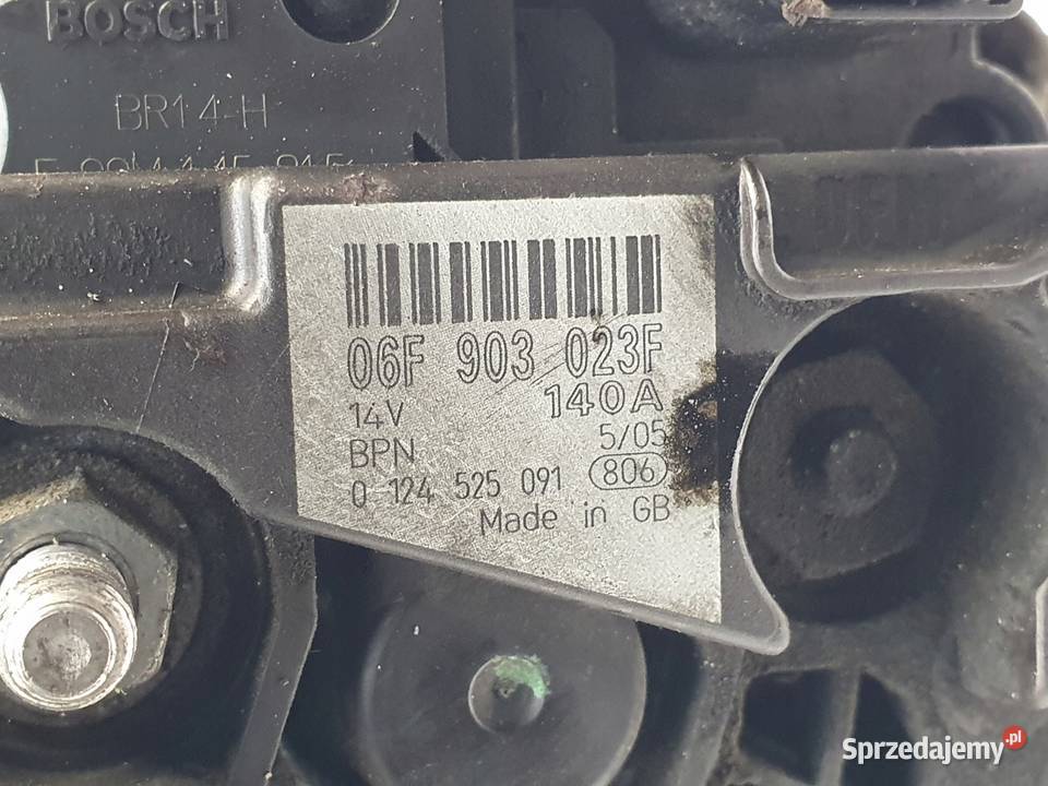 ALTERNATOR VW GOLF V 20 TDI 06F903023F