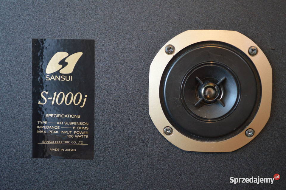 Ogromne SANSUI S1000J Piękne Japońskie Vintage Haczów