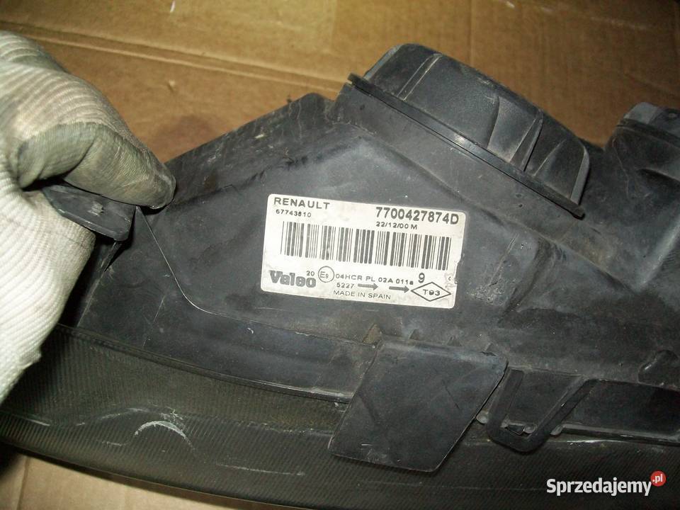 Megane I Lift Lampa przednia lewa lewy przod