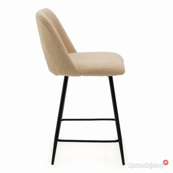 Hoker Tapicerowany Oro Boucle Ciemnobeżowe