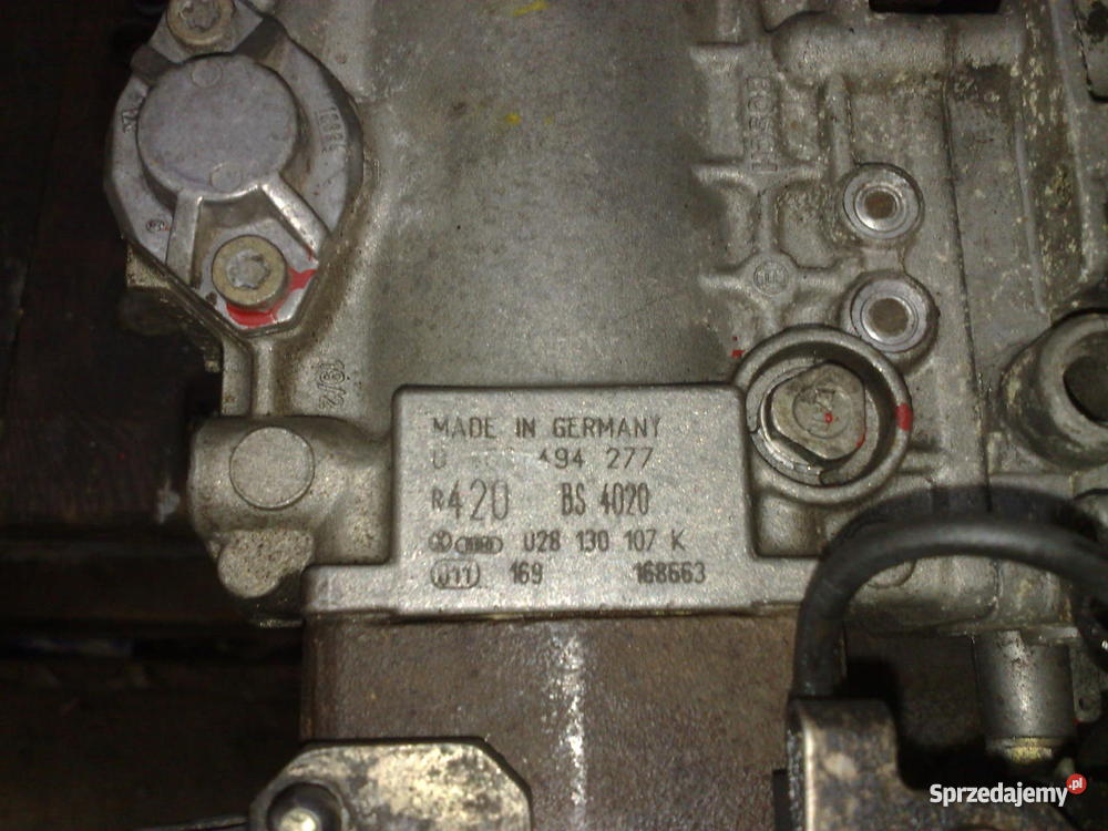 Pompa Wtryskowa BOSCH VW Audi 19 TDi Układ paliwowy