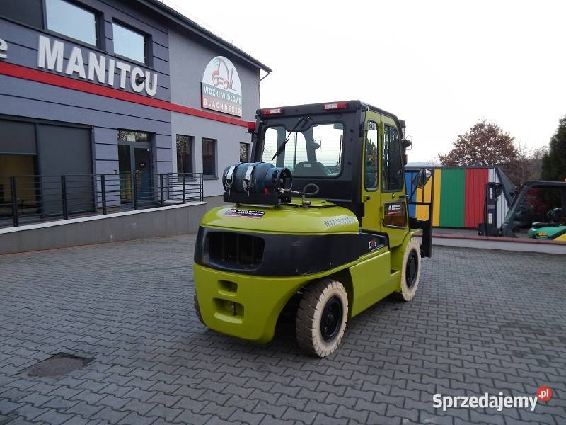 Gazowy wózek widłowy Clark C50SL Triplex 338 mth Mogilany