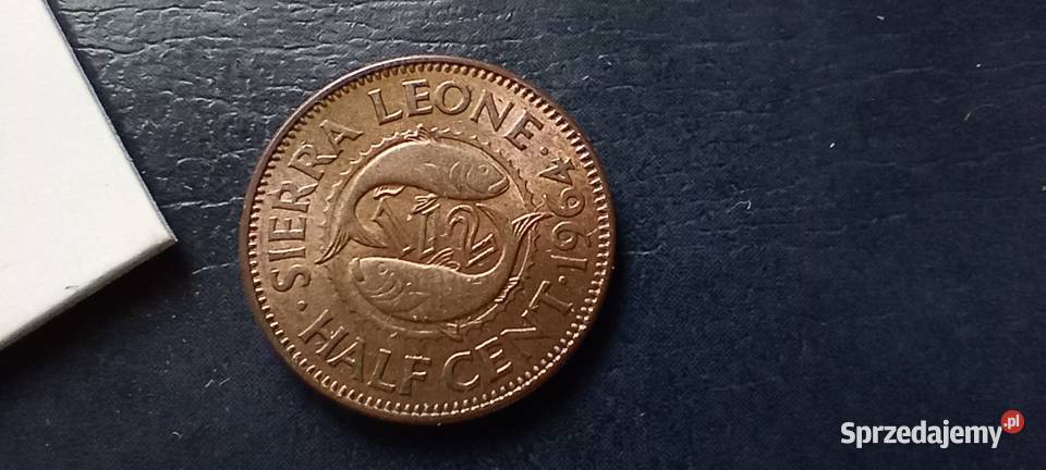 Stare monety 12 cent 1964 Sierra Leone Lesko
