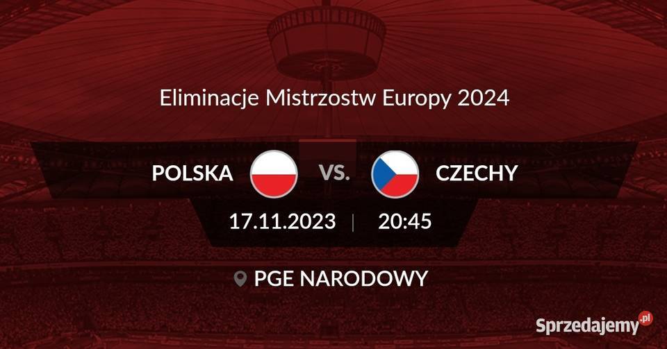 Dwa bilety na mecz Polska-Czechy (obok siebie)