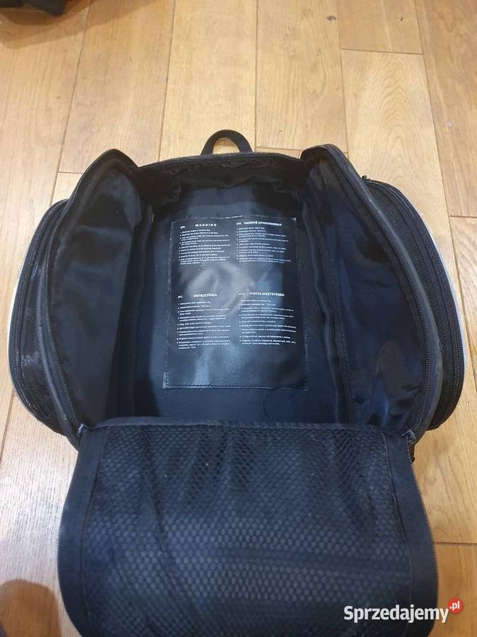 Tankbag Crivit w wersji jako plecak do 3 sakwy i torby Łódź