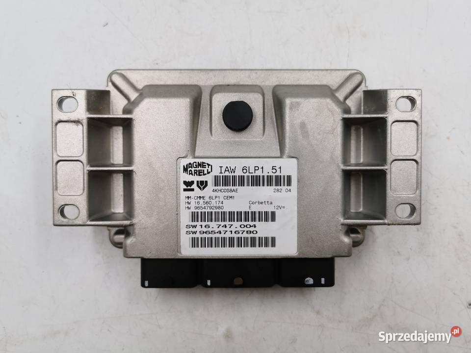 Sterownik Silnika Peugeot 307 20 RFN 9654716780 Komputery Wyszków