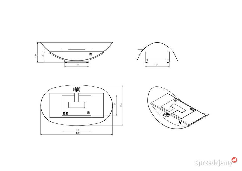 RAVE MINI nowoczesny biokominek wolnostojący Poznań