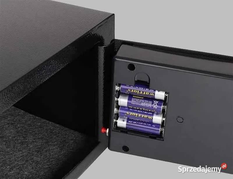 Sejf z szyfrem kasetka stalowa na pieniądze kasa