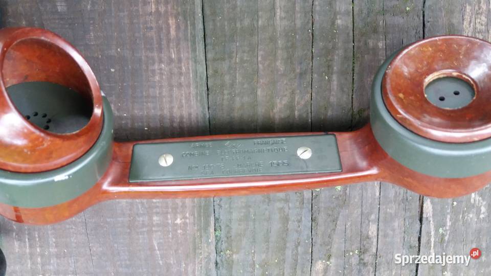 Wojskowy telefon bezbateryjny armii francuskiej Tarnów