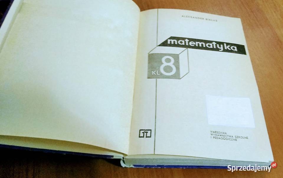 Matematyka podręcznik klasa 8 Aleksander Białas