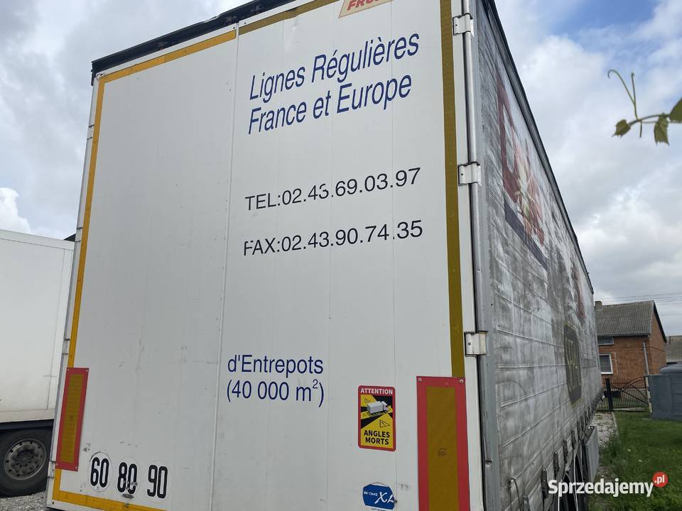 Naczepa Fruehauf firanka OCYNKSZYNA DESKA Rogów