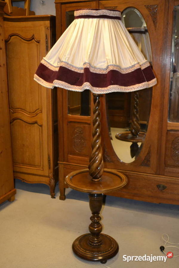lampa podłogowa orzech śląskie Będzin