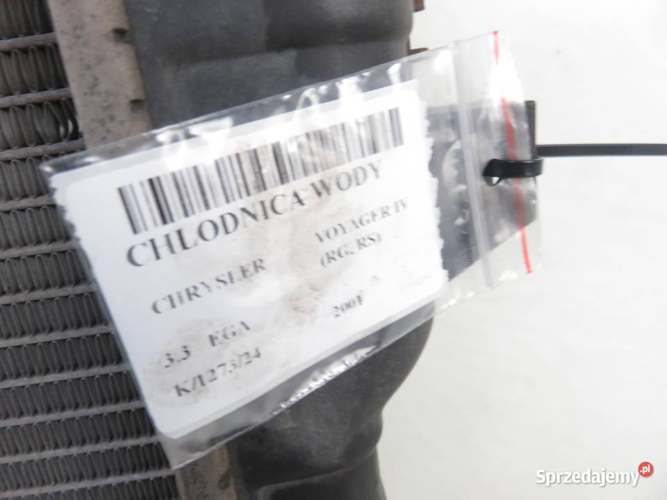 CHŁODNICA WODY CHRYSLER VOYAGER IV 33 B małopolskie