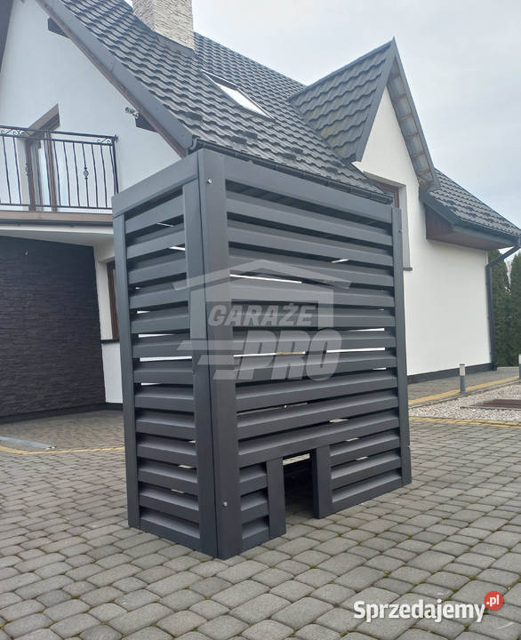 Osłona pompy ciepła 110x50x150 antracyt GP329 Piła