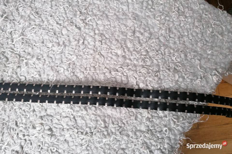 NOWY CZARNY PODWÓJNY PASEK Z ĆWIEKAMI Łódź