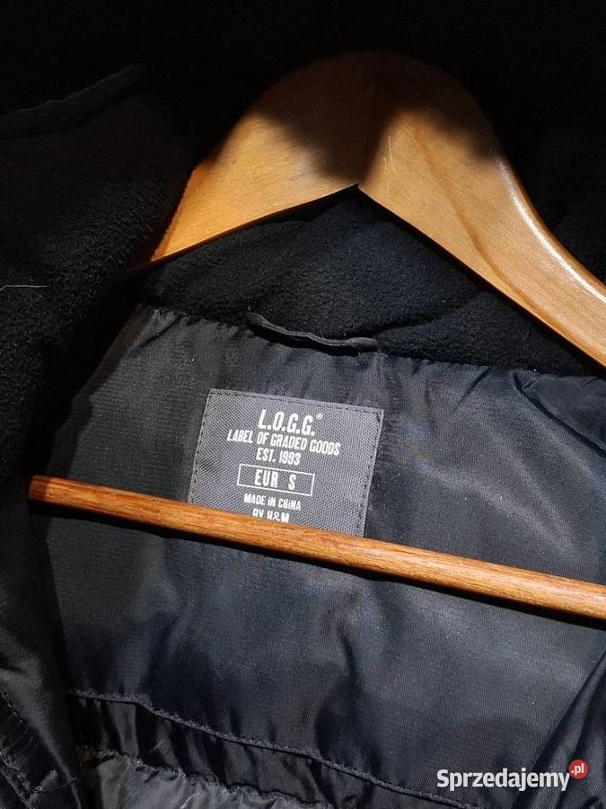 Logg S kurtka ocieplana zimowa czarny Kraków