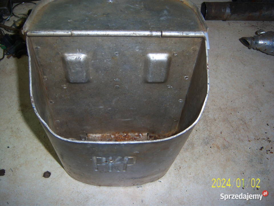 Kolekcjonerska śmietniczka kosz wagon PKP Kielce sprzedam