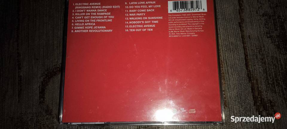Eddy Grant The Greatest Hits 2001 I Wydanie Gliwice