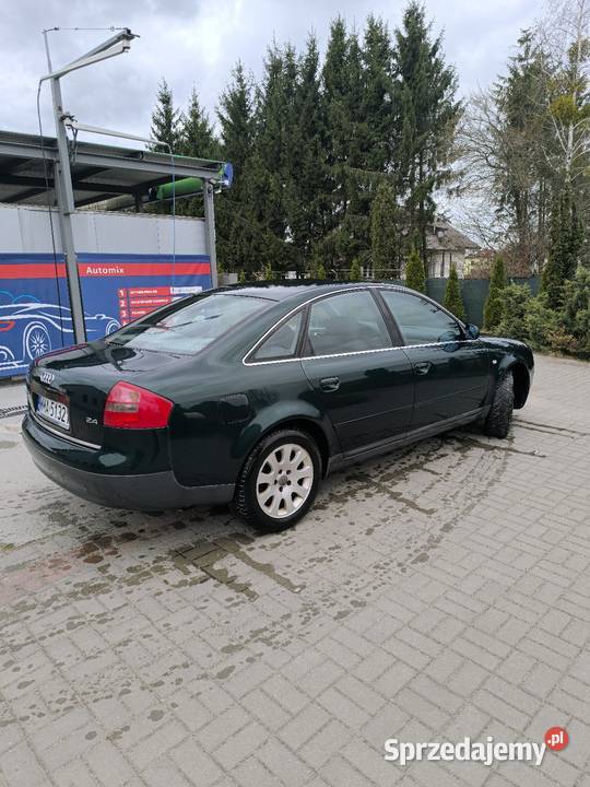 A6 C5 24 V6 benzyna gaz LPG sprawna klimatyzacja zielony Mamino