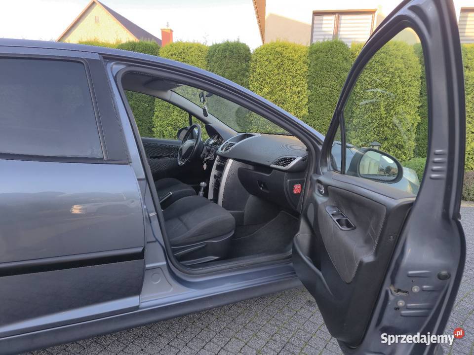 Peugeot 207 16HDI 2007r Klimatyzacja 2 kpl Kół szary 207 Samochody osobowe Krosno