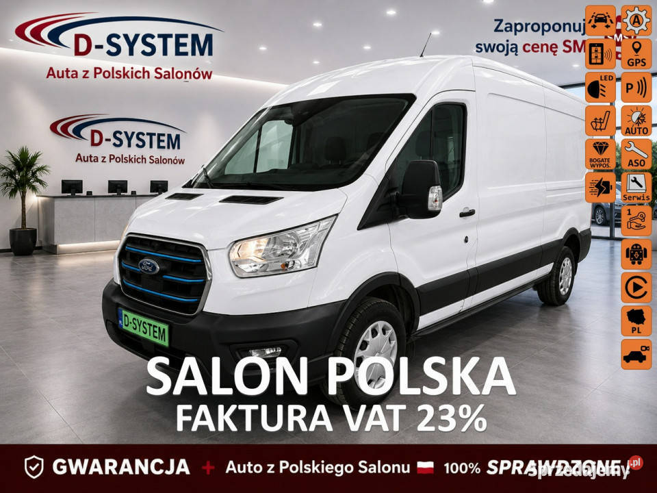 Ford Transit 2024r ETransit 250 184 Salon Polska automatyczna Białystok