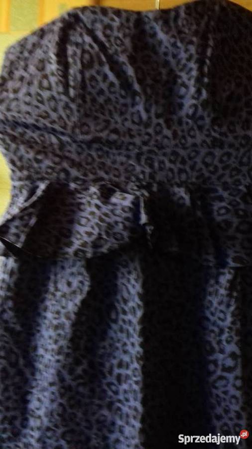 Sukienka z falbanką w talii WYSYŁKA Iława