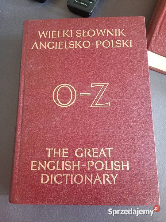 wielki słownik angielskopolski AN OZ Jan zachodniopomorskie
