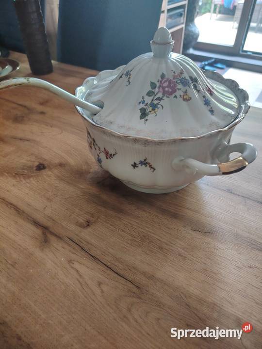 Waza porcelanowa z chochlą Iwona Chodzież wielkopolskie Poznań