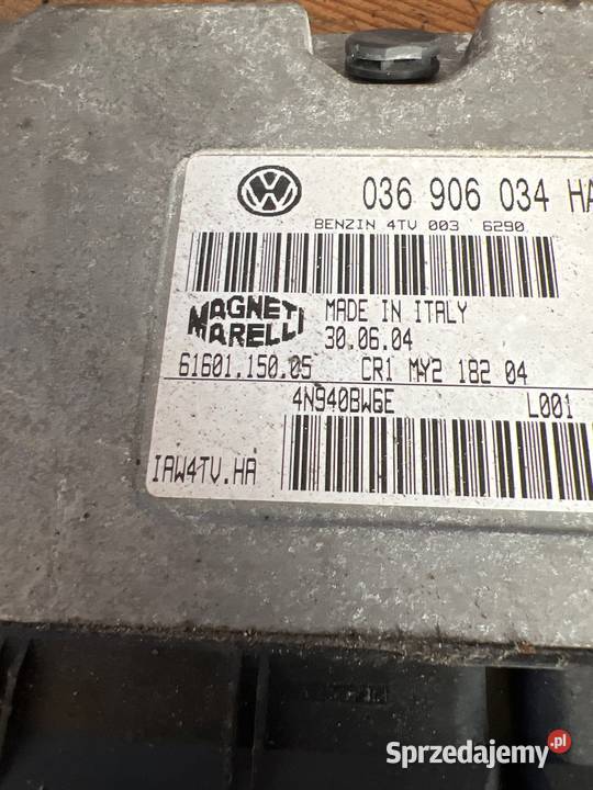 Komputer silnika vw seat 036906034ha osobowe Margonin