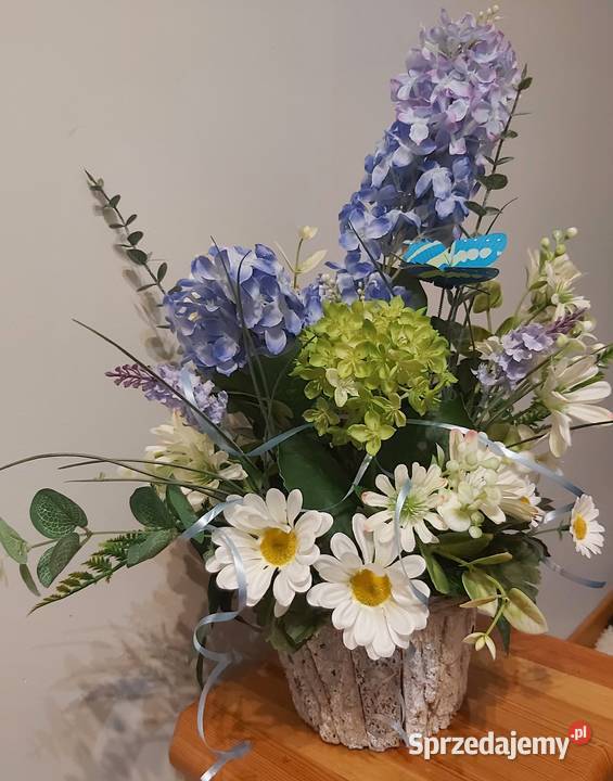 Dekoracja ze sztucznych kwiatów Gdańsk sprzedam