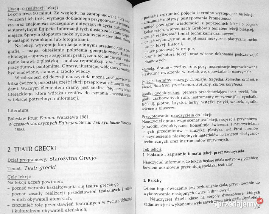 Drama na lekcji historii Anna Dziedzic Wiesława Chełm