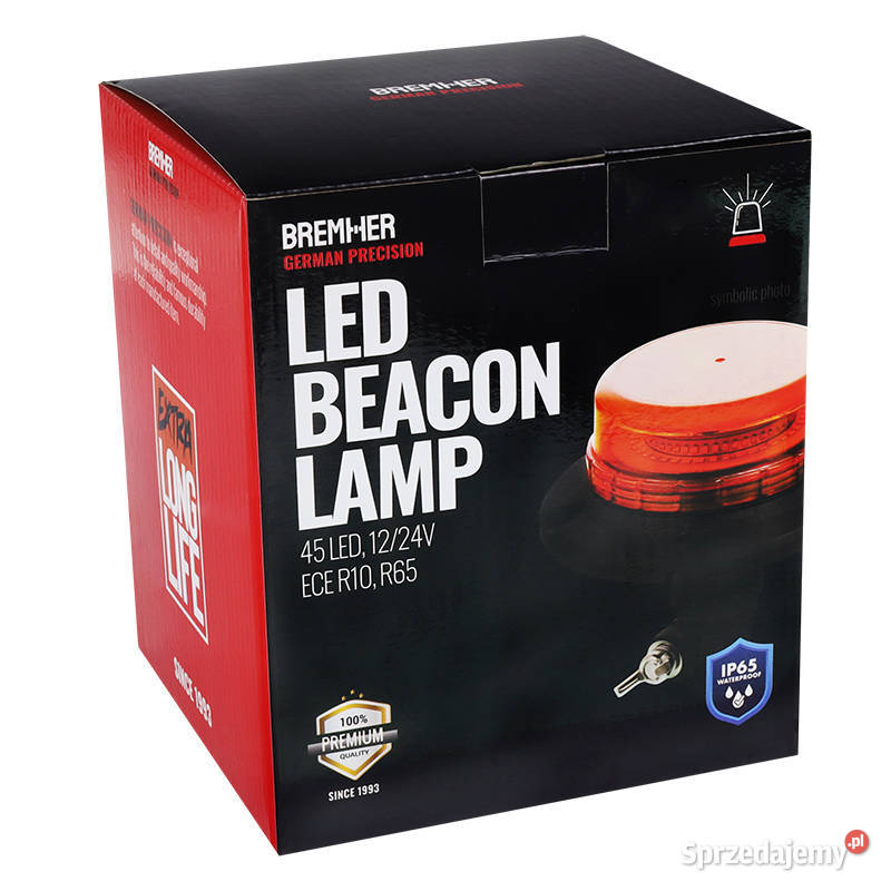 LAMPA OSTRZEGAWCZA KOGUT TRZPIEŃ GUMOWY FLEX 45
