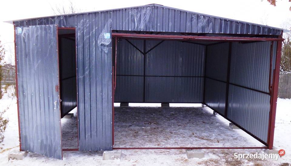 Garaż blaszany 5x5 świętokrzyskie Busko-Zdrój
