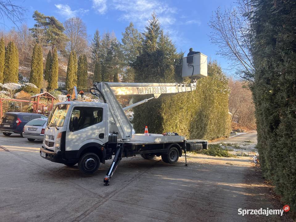 Usługi podnośnikiem koszowym 22m Nowy Sącz