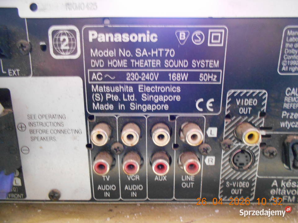 Dvd Panasonic SAHT70 Szczecin