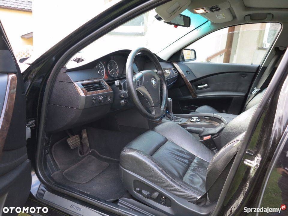 Bmw 5 e60 545i gaz BRC czarny Seria 5 Trzebinia