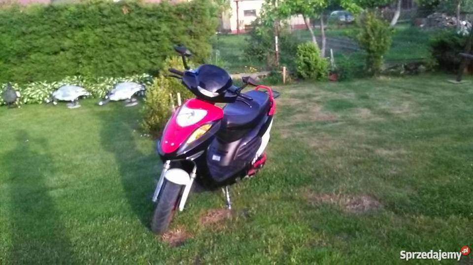 Skuter baotian bt49qt6 mały przebieg metalic Łapy sprzedam