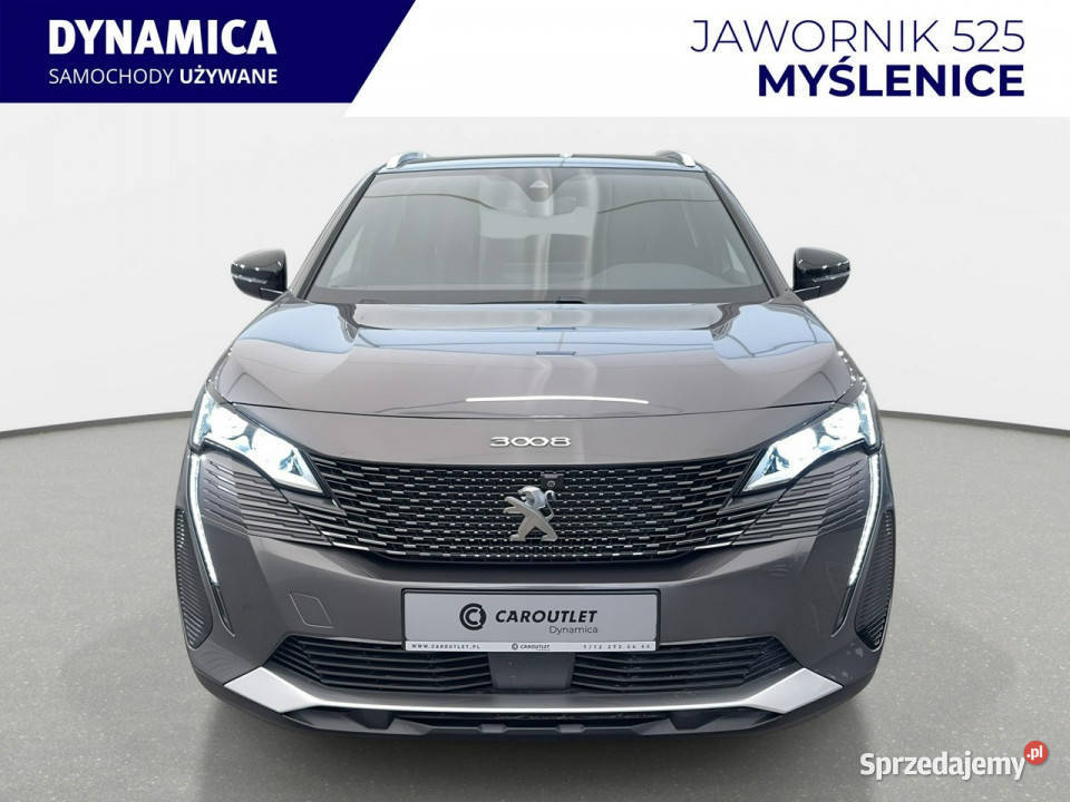 Peugeot 3008 VAT 23 GT 12PT 130 automat 2022 r asystent pasa ruchu małopolskie