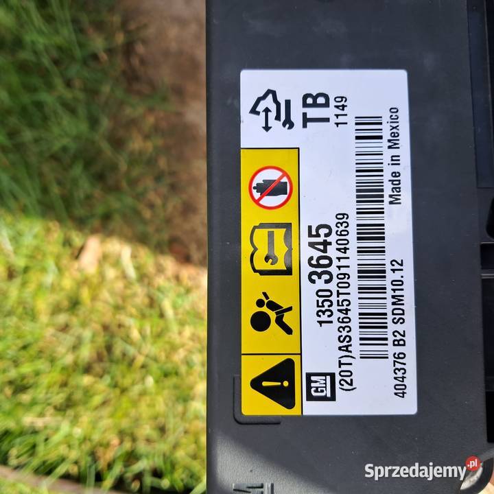 Moduł sensor airbag OPEL INSIGNIA A 0817 13 50 Rok produkcji 2010 Łuków