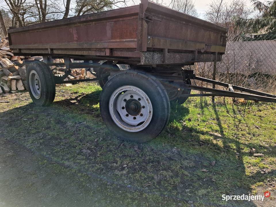 Przyczepa rolnicza sztywna niemiecka Gubin