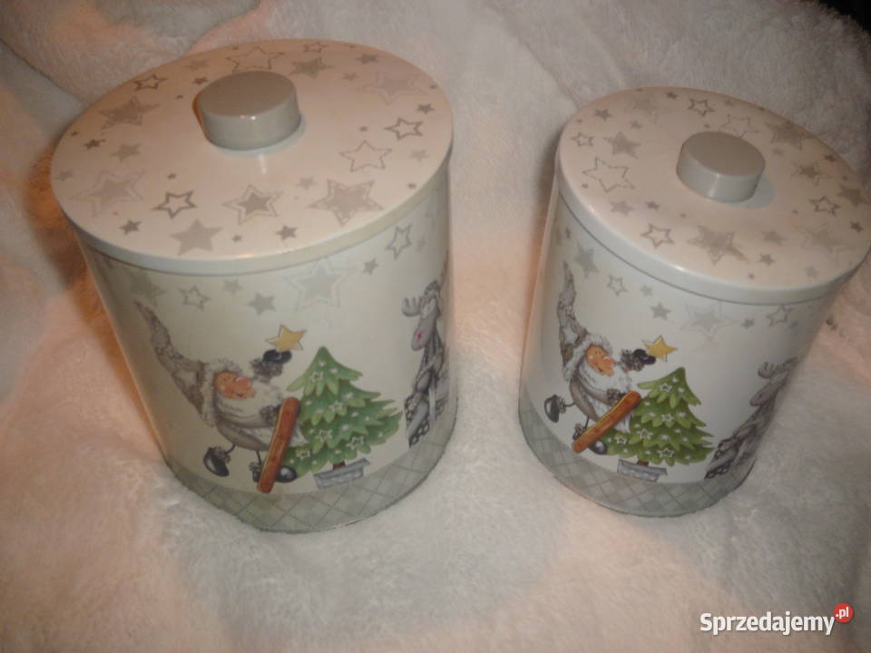 duża puszka metal z Mikołajem 2 dolnośląskie Wrocław